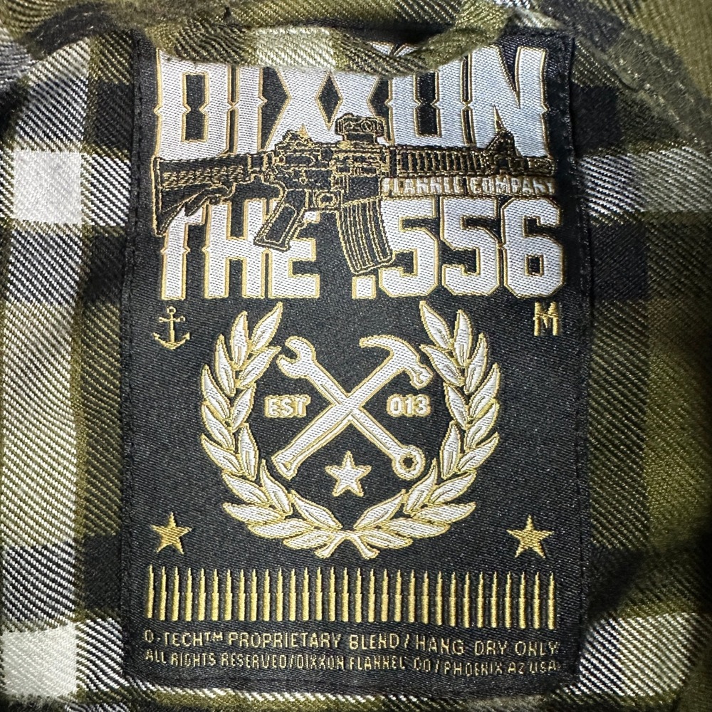 Lot x2 Dixxon Flannel Men's Size M Leatherneck & The .556 Plaid D-Tech Shirts - Picture 7 of 16
